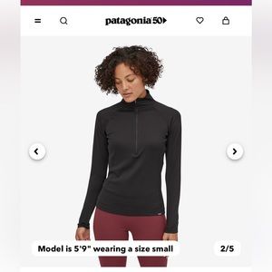 Women's Patagonia Capilene® Midweight Zip-Neck | Size Medium